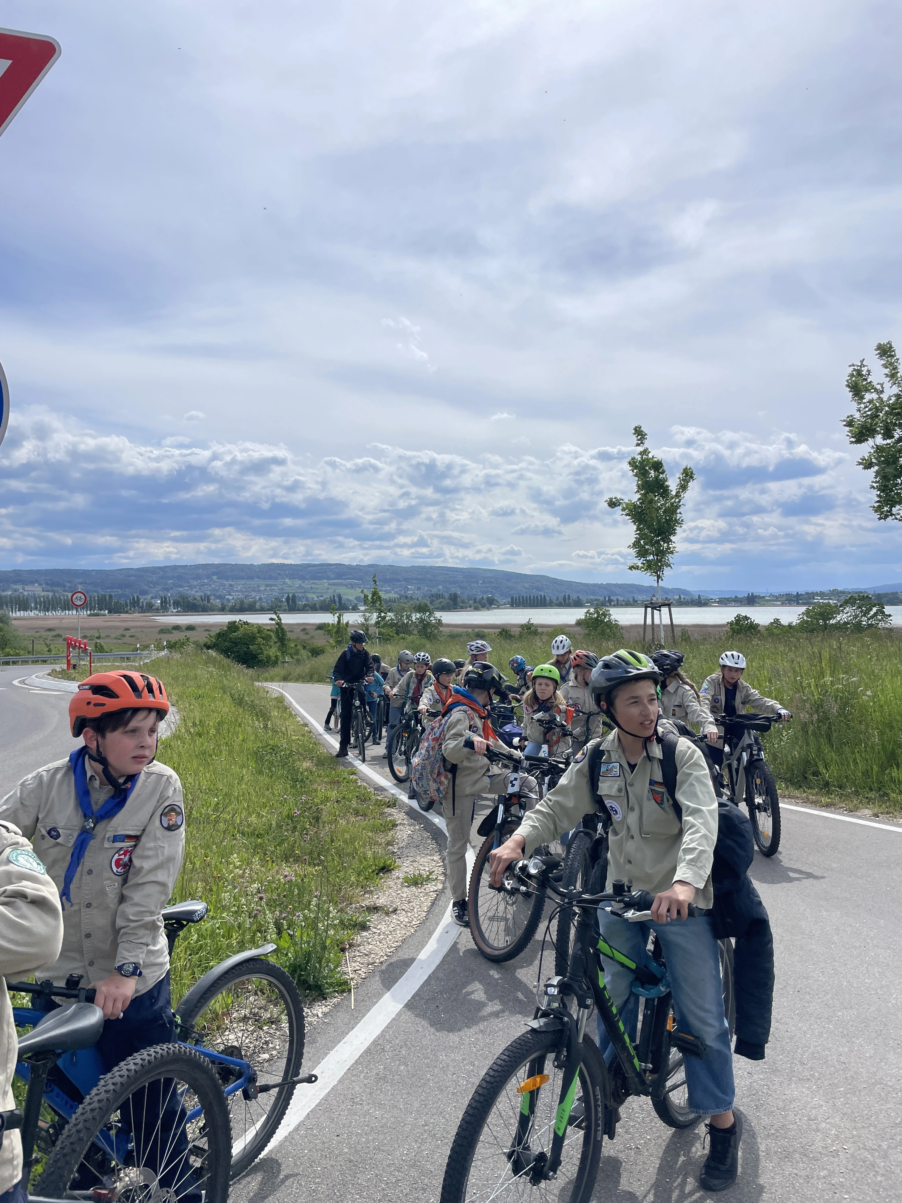 Fahrradtour zum Lagerplatz